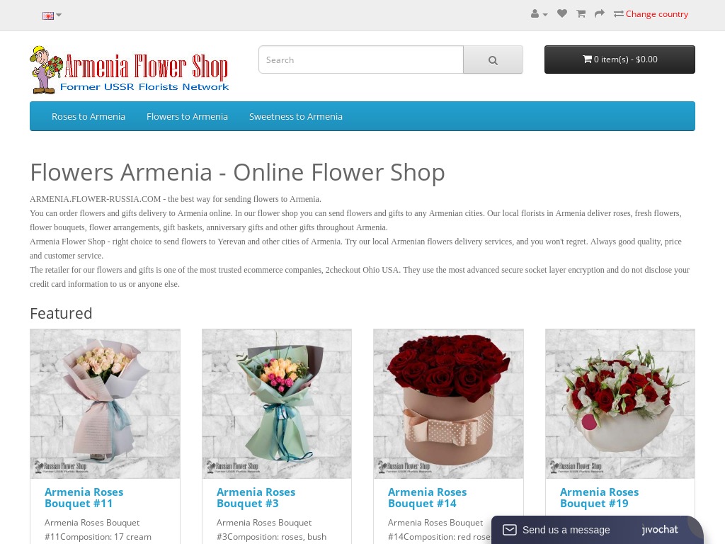 Armenia flowers. Send flowers to Armenia. Flower delivery in Armenia.