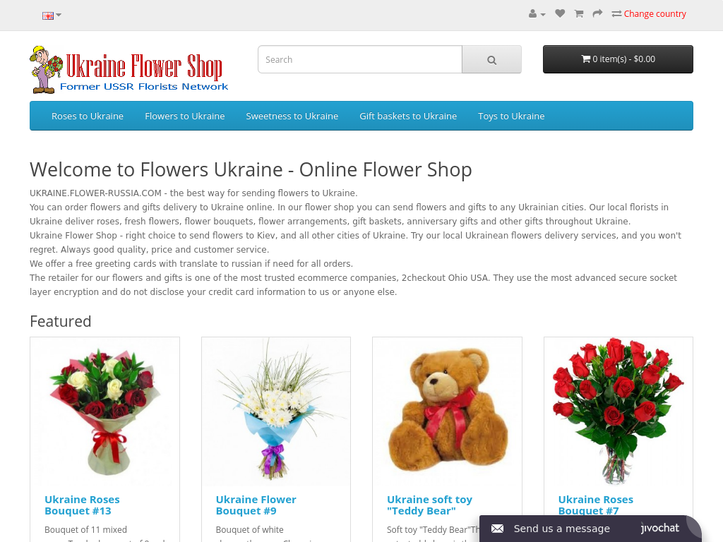 Details : Send flowers to Ukraine. Flower delivery in Ukraine.